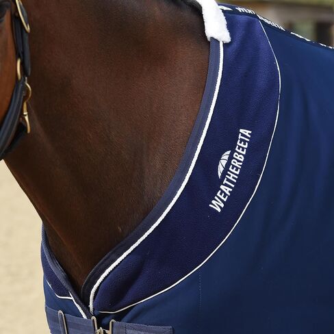 WeatherBeeta Opulence Show Sheet Standard Neck, Navy/White, 78" in Saudi Arabia
