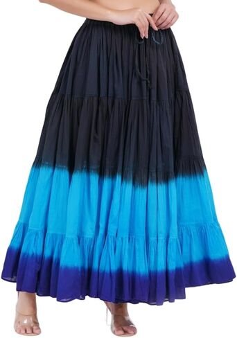 Wevez Women's Belly Dance Cotton 12 Yard Skirt in Kuwait