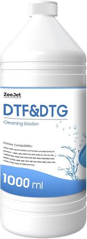 Premium DTF/DTG PrinThead Cleaning Solution 1000ml- نظافة الرأشر العالمية لأي طابعات DTF و DTG ، وتنظيف رأس الطباعة لـ ET8550 L1800 XP15000 R1390 XP600 PRINTER in Kuwait