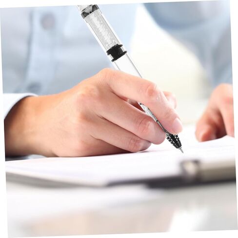 2pcs Piston Filling Ink Pen for Students Smooth Writing Gel Pen Transparent Design and Portable for Artists and Daily Use in Saudi Arabia