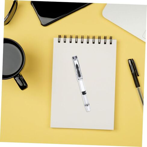 2pcs Piston Filling Ink Pen for Students Smooth Writing Gel Pen Transparent Design and Portable for Artists and Daily Use in Saudi Arabia