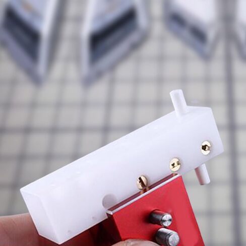 UA-97000 Round Rod Rod Block لتحديد موقع Glue Stick ، ​​أداة صنع طراز DIY المهنية ، محدد مركز مرن صغير مميز in Saudi Arabia