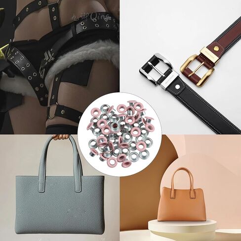 PSON 100 مجموعات 5 مم معرّف رديلة الجيون المعدنية الحلقات ، وأغسام السكرات المعدنية البيضاء غسالات الجلود الملحقات اليدوية للديي ، والأحذية ، والملابس ، والحرف ، والأكياس in Saudi Arabia