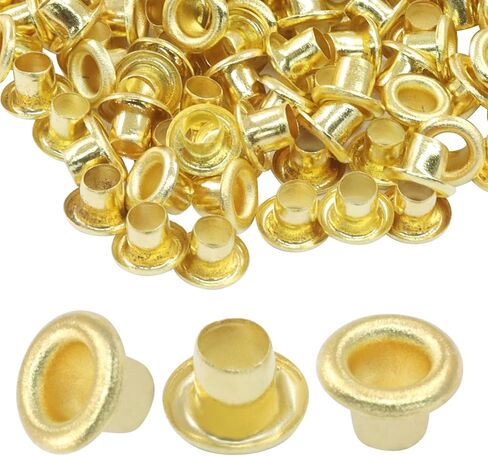ZOCCVI 200 Sets 5mm (3/16") Metal Grommets and Washers Kit, Two-Part Eyelets for Leather Craft, Belts, Bags, Tarps and DIY Projects(Bronze) in Saudi Arabia
