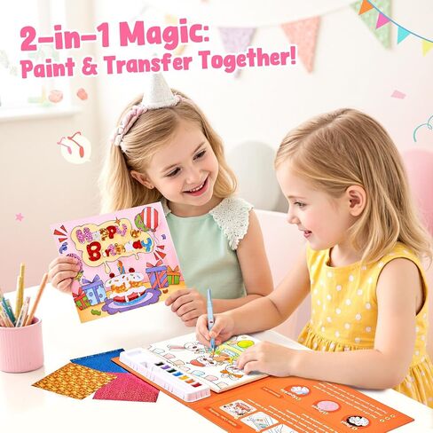 JoyCat Paint with Water Coloring Books, Art & Craft Activity, No Mess Art for Kids Ages 4-8, Craft Kits & Supplies, DIY Creative Activity, Presents for Girls & Boys (Underwater World) in Kuwait