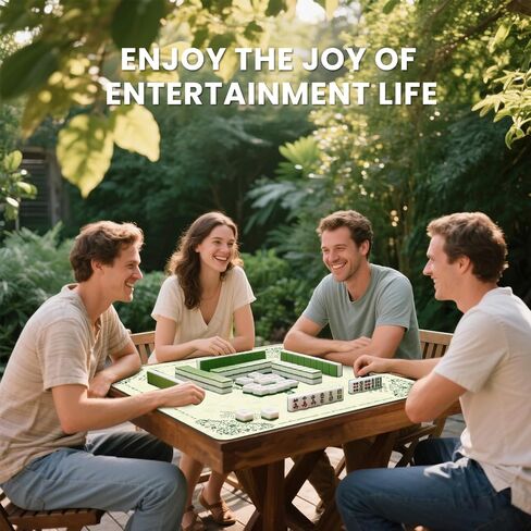 Original Design Mahjong Mat Non-Slip Noise Reduction 32.4x32.4 Inch - Waterproof Gaming Table Mat for Mahjong, Poker, Board Games | Foldable & Durable Polyester(Classic Grace) in Saudi Arabia