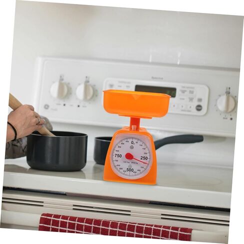 Kitchen Weighing Scale 1kg/2kg Plastic Portion Weigh Scale Dial for Cooking and Experiments for Students and Home Use Random Color in Saudi Arabia