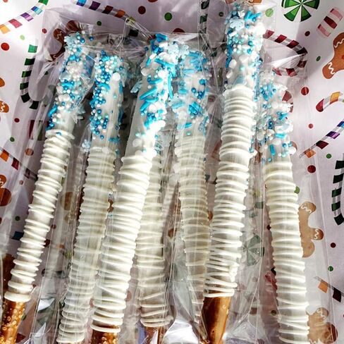 EKAPACKAGING 200Pcs 2x10 Inches Self Sealing Cellophane Bags Clear Pretzel Rod Bags for Treat, Candy Melts, Cookie, Popsicle, Ice Pop in Kuwait