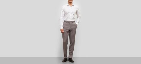 بنطال رجالي من Kenneth Cole Reaction مطاطي بتصميم Urban Heather ضيق من الأمام المسطح in Saudi Arabia