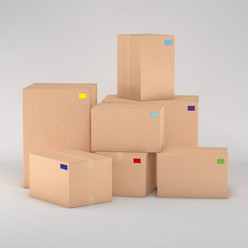 YSHIHE Colored Labels 2500 Pcs - 10 Color Stickers 1/2" x 3/4" Price Sticker for File Folder Tabs, Garage Sale, Price tag etc in Kuwait
