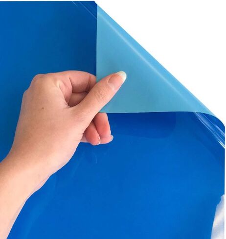 Siser EasyWeed Heat Transfer Vinyl 11.8" x 5ft Roll (Fluorescent Blue) - - Compatible, Cricut, Silhouette and Other Craft/Professional Cutters - CPSIA Certified in Saudi Arabia