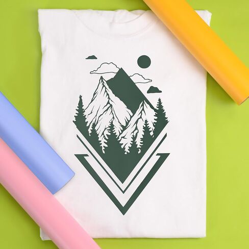 Siser EasyWeed Heat Transfer Vinyl 11.8" x 5ft Roll (Dark Green) - - Compatible, Cricut, Silhouette and Other Craft/Professional Cutters - CPSIA Certified in Saudi Arabia