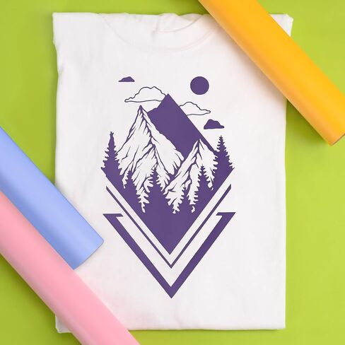 Siser EasyWeed Heat Transfer Vinyl 11.8" x 5ft Roll (Wicked Purple) - Compatible Romeo/Juliet & Other Professional or Craft Cutters - Layerable - CPSIA Certified in Saudi Arabia