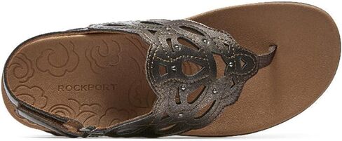 Rockport Women's Ridge Sling Sandal, Pewter, 10 M US in Saudi Arabia