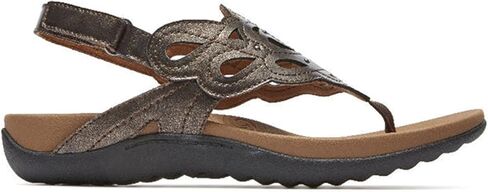 Rockport Women's Ridge Sling Sandal, Pewter, 10 M US in Saudi Arabia