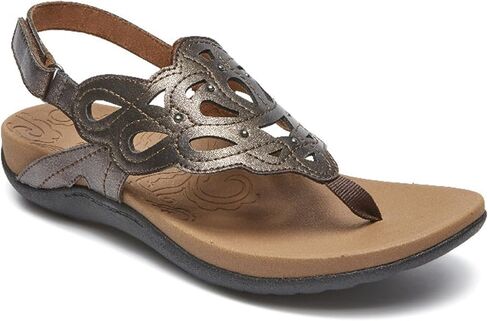 Rockport Women's Ridge Sling Sandal, Pewter, 10 M US in Saudi Arabia