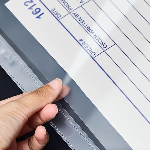 Staples Super Heavy Weight Job Ticket Holder, 9-inch x 12-inch, Clear, 10/Pack (15946-CC) in Kuwait