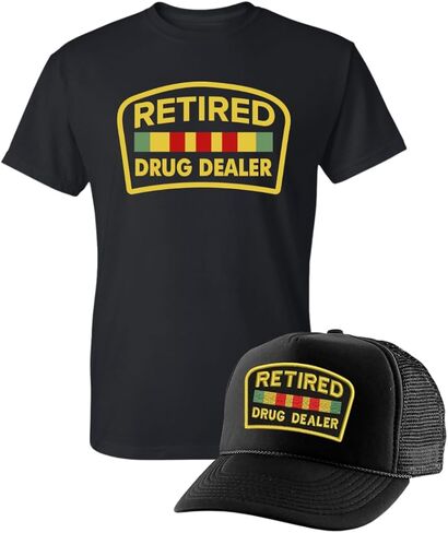 ALLNTRENDS Retired Dealer Embroidered Trucker Hat Adult Baseball Cap Adjustable Snapback in Saudi Arabia