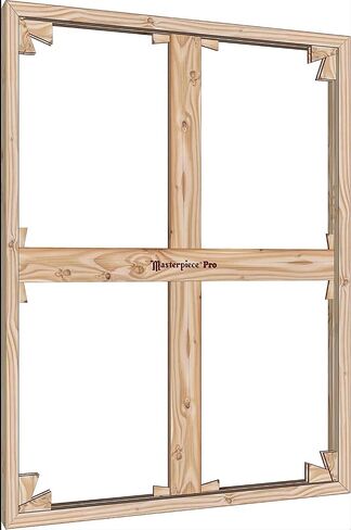 MASTERPIECE Z8DS-4294 3D Pro 2.5" Deep Sausalito Heavy Weight and Texture 14 oz Cotton Stretched Canvas 42" x 94" White 8 Pack in Saudi Arabia