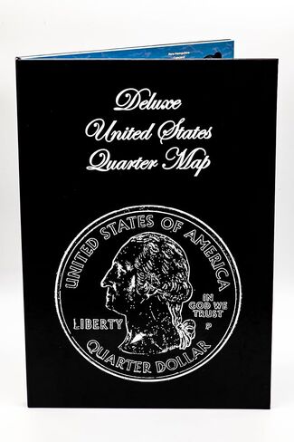Deluxe State Quarter Collection Folder - Removable Capsules for Easy & Safe Storage - Built With Premium Foam – 1999-2009, 50 States & 6 Territories in Saudi Arabia