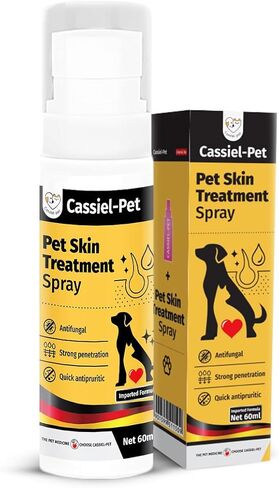 Hot Spot Spray Treatment, Wound Care & Itch Relief Spray for Dogs and Cats, Relives Scratching, Itchy Skin and Paw Licking, for All Animals, 2.02oz in Kuwait