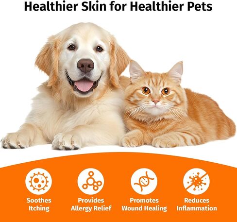 Hot Spot Spray Treatment, Wound Care & Itch Relief Spray for Dogs and Cats, Relives Scratching, Itchy Skin and Paw Licking, for All Animals, 2.02oz in Kuwait