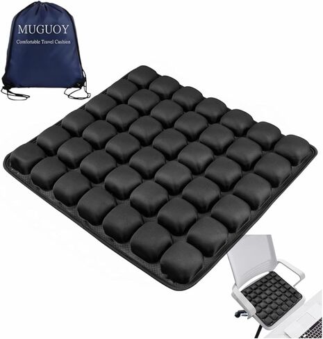مقعد طائرة Muguoy Sondor Travel Cushion ، وسادة مقعد للطائرات المحمولة للرحلات الطويلة ، و 42 فقاعات وسادة مقعد قابلة للنفخ للسفر الجوي in Kuwait