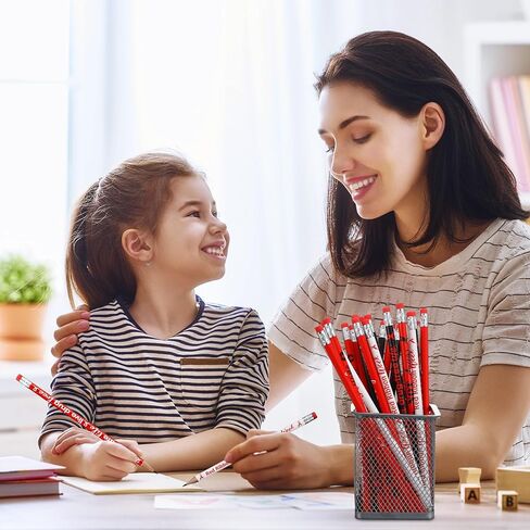 Tenceur 240 PCS Red Ribbon Week Pencils Bulk Red Rebon Awarress Month Supplies 12 تصميمات مخدرات خالية من المخدرات مع محو للمستلزمات المكتبية للمعلمين النشاط الخيري لجمع التبرعات المتطوعين in Kuwait