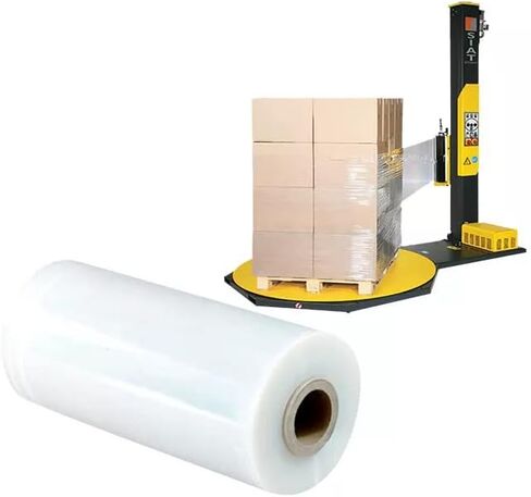 VPTAPE Machine Stretch Wrap, 1 Roll, 20 Inch x 5000 Feet, 80 Gauge, Clear Cast Stretch Film Rolls for Packaging Packing Pallets in Kuwait