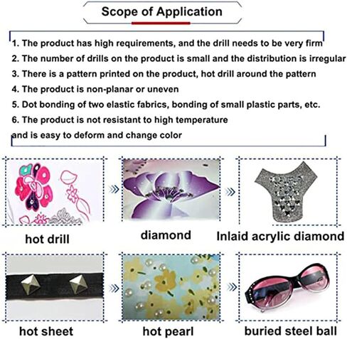 آلة إعداد اللؤلؤ ، تطبيق Hotfix Rhinestone Applicator ، لا حاجة إلى الغراء ، DIY حبات الراين ، اضغط على آلة إصلاح ، 80pcs/min Firce Firce Rhinestone Wand Setter Tool Crystal Bling Machine in Saudi Arabia