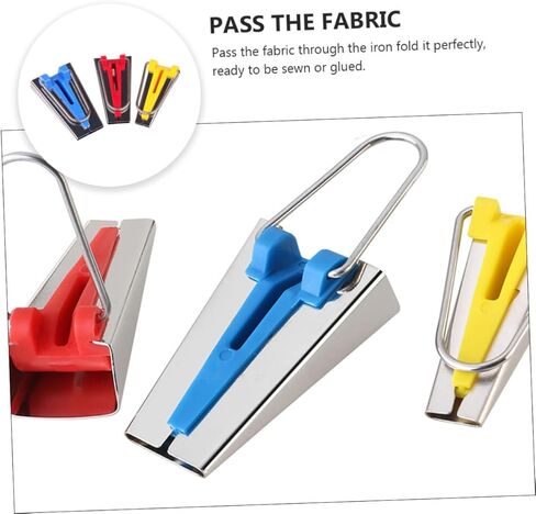 Veemoon 9pcs Fabric Bias Tape Maker Set Patchwork Sewing Tool for Quick Fabric Binding for Quilting Crafts and Accessories in Saudi Arabia