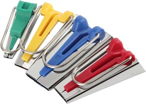 Fydun Bias Tape Maker, 4Pcs Makers Manual Sewing Accessories, Simple Good Mechanical Handmade Cloth Patchwork Tools P Ties High GTH Accessories, for Tapestries Carpets in Saudi Arabia