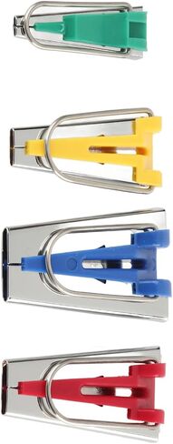 Fydun Bias Tape Maker, 4Pcs Makers Manual Sewing Accessories, Simple Good Mechanical Handmade Cloth Patchwork Tools P Ties High GTH Accessories, for Tapestries Carpets in Saudi Arabia