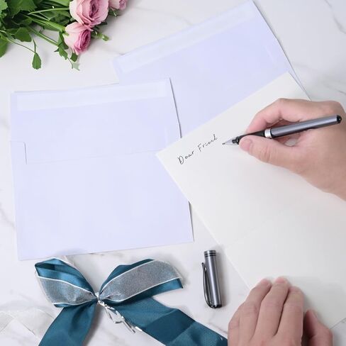 بطاقات وأظرف فارغة 4 × 6 ، 30 حزمة 10 ألوان دعوة متنوعة بطاقات مطوية مع 30 مظاريف المخروط الذاتي A4 ، شكرا لك بطاقات المعايدة الفارغة ، DIY ، طباعة مخصصة ، حفل زفاف وعيد ميلاد in Kuwait