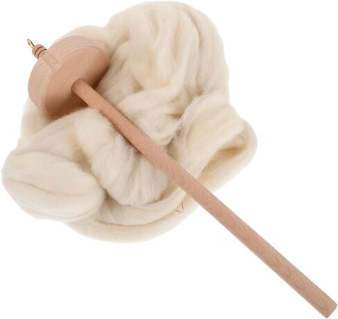 Hoodancos 1 Set Drop Drop Spindle Top Whorl Creative Wool Spinner Tool للمبتدئين في مطعم Therbroidery Thread Relder طقم لطف الغزل المتين للنسج المنزلي وصيادته in Kuwait