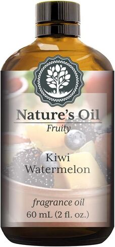 Kiwi Watermelon Fragrance Oil (60ml) for Diffusers, Soap Making, Candles, Lotion, Home Scents, Linen Spray, Bath Bombs, Slime in Saudi Arabia