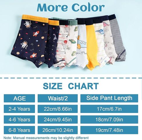 GRPSKCOS Boys Dinosaur Underwear- Pack of 5 Soft Cartoon Colorful Boxer Shorts Briefs with Fun for Kids 2-8 Years Old in Kuwait