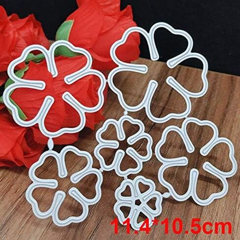 9 Pcs Flowers Leaves Cutting Dies,DIY Scrapbooking Artist Metal Cutting Dies Stencils Scrapbooking DIY Book Album Card Stencils Cut Dies 92x108mm in Saudi Arabia