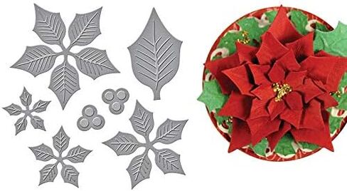 9 Pcs Flowers Leaves Cutting Dies,DIY Scrapbooking Artist Metal Cutting Dies Stencils Scrapbooking DIY Book Album Card Stencils Cut Dies 92x108mm in Saudi Arabia