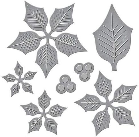 9 Pcs Flowers Leaves Cutting Dies,DIY Scrapbooking Artist Metal Cutting Dies Stencils Scrapbooking DIY Book Album Card Stencils Cut Dies 92x108mm in Saudi Arabia