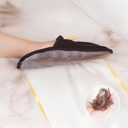 yomi pet hair remover glove electrostatic electrostatic defult jooming gloves for cat dog （2 pcs in Kuwait