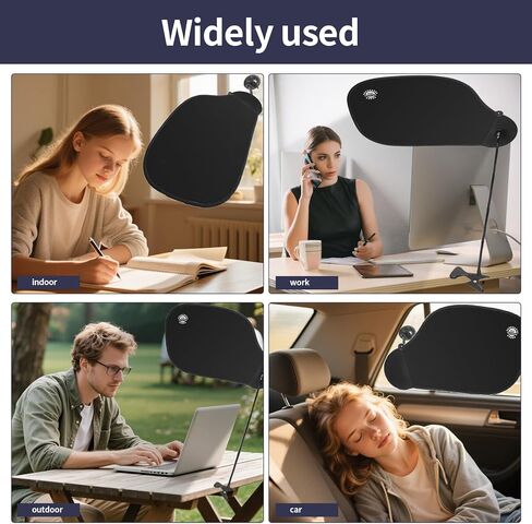 ظل مكتب المكتب القابل للتعديل ، ظلال مقصورة محمولة مع أكواب المشبك والشفط ، ظل أشعة الشمس المحمول للخصوصية ، وملحقات مكتب المكتب الأساسية للضوء العلوي ، والتوهج والاضطرابات. in Kuwait