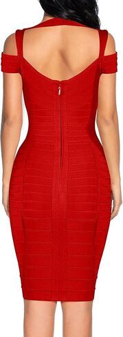 فساتين بأشرطة سباغيتي للسيدات، فستان متوسط ​​الطول، فستان شبه رسمي in Kuwait