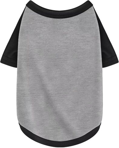 Stylish Grey Block Dog Shirt: Premium Polycotton Blend, Comfortable, Breathable, and Wrinkle-Resistant. Perfect Apparel for Small, Medium, & Large Dogs, a Must-Have for Pet Lovers S in Kuwait