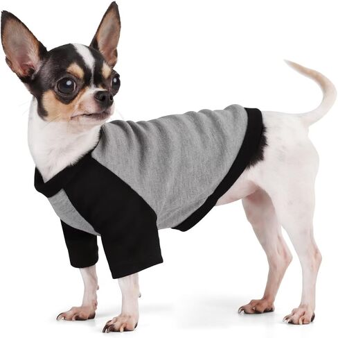 Stylish Grey Block Dog Shirt: Premium Polycotton Blend, Comfortable, Breathable, and Wrinkle-Resistant. Perfect Apparel for Small, Medium, & Large Dogs, a Must-Have for Pet Lovers S in Kuwait