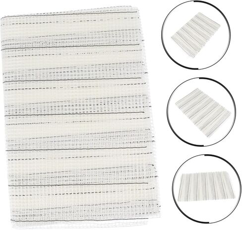 DOITOOL Rug Hooking Mesh for DIY Carpet Making Durable Crochet Mesh Material for Floor Mats and Crafts Latch Hook Projects and Embroidery Decor in Saudi Arabia