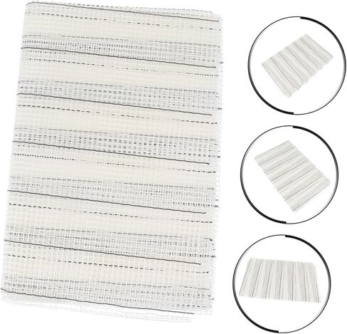 Housoutil 1pc Carpet Hooking Mesh Blank Rug Latch Hook Durable Material for Crafting for Coordination Attention for Handmade Present Projects in Saudi Arabia