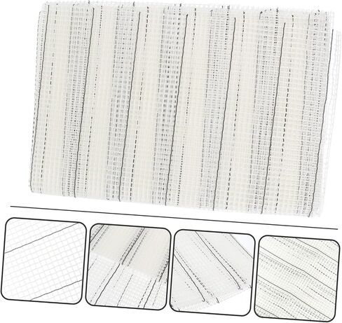 Housoutil 1pc Carpet Hooking Mesh Blank Rug Latch Hook Durable Material for Crafting for Coordination Attention for Handmade Present Projects in Saudi Arabia