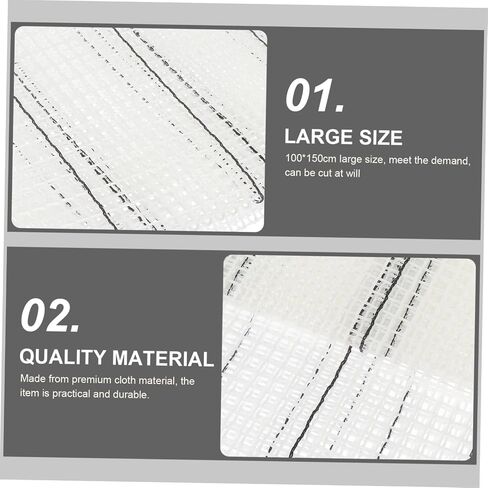 Homsfou 1PC Tapestry Mesh Cloth لتصنيع أداة حرفة متينة للتطريز للمشاريع الإبداعية الخفيفة الوزن والمحمولة لوازم الكروشيه المحمولة in Saudi Arabia