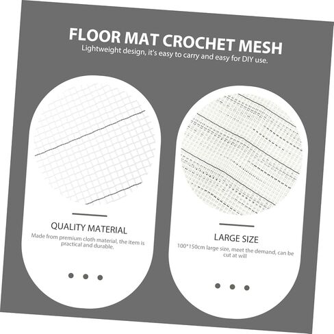 Homsfou 1PC Tapestry Mesh Cloth لتصنيع أداة حرفة متينة للتطريز للمشاريع الإبداعية الخفيفة الوزن والمحمولة لوازم الكروشيه المحمولة in Saudi Arabia